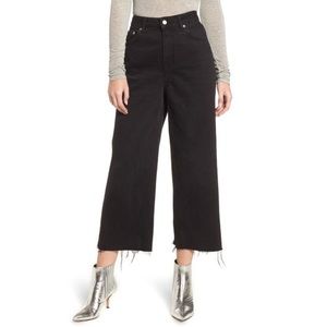 Topshop MOTO Wide Leg Cropped Jean - 26